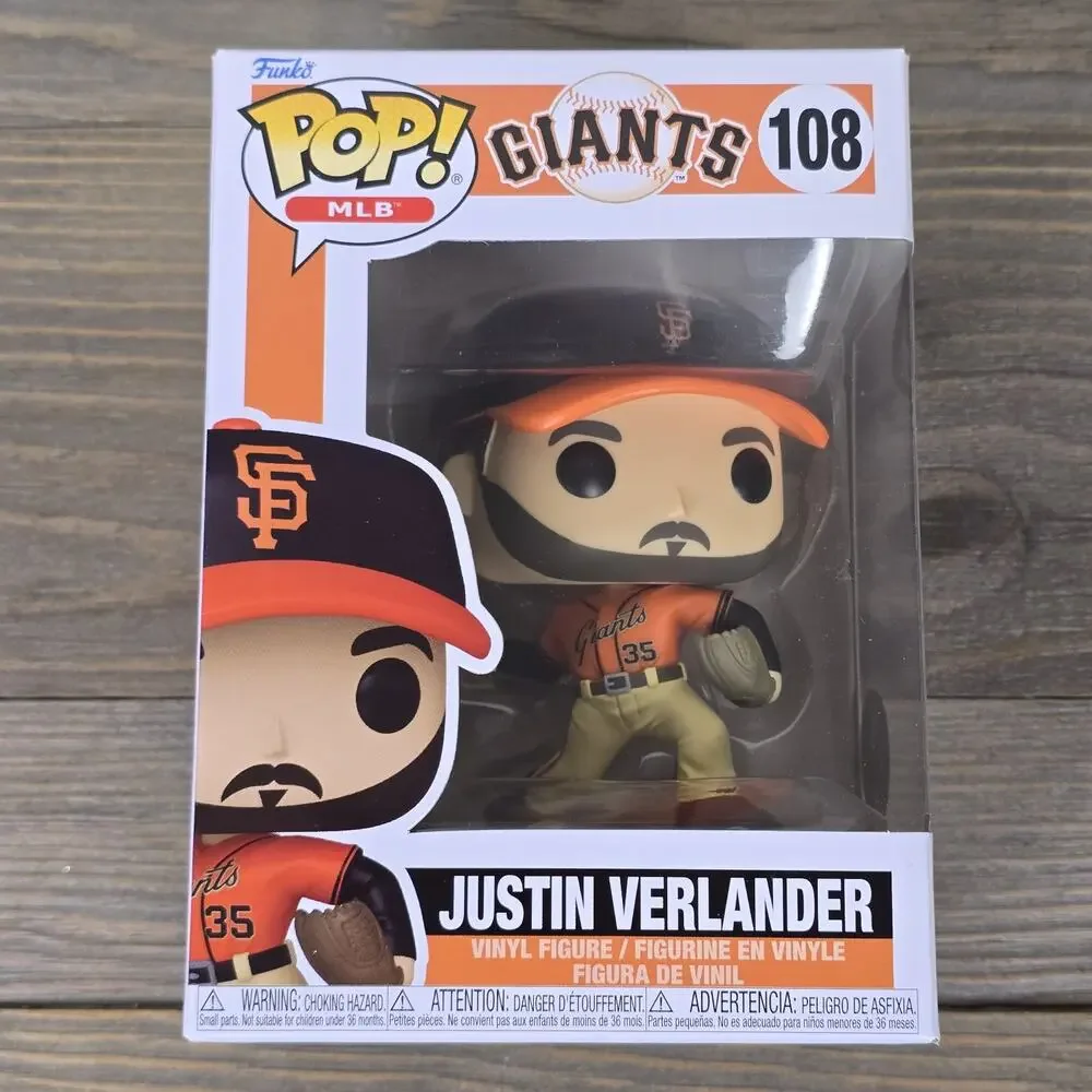 Funko Pop! MLB: San Francisco Giants - Justin Verlander #108 - In Protector